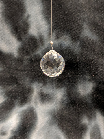 Aurora Sphere Hanging Crystal