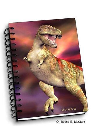 Lenticular T-Rex Notebook